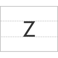 拼音字母z